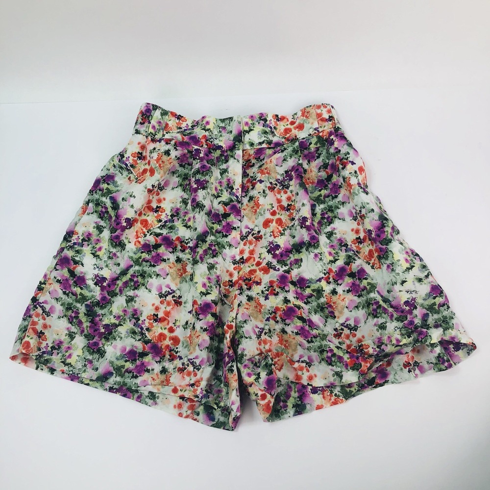 Stockholm Atelier & Other Stories Women's 2 Floral Shorts Cottage Core Bohemian